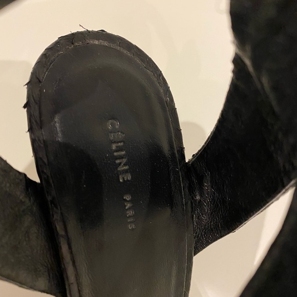 Celine Strappy Sandals. Size 7 - Picture 6 of 8